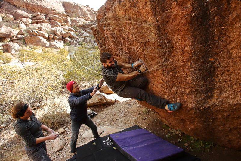 Bouldering in Hueco Tanks on 12/06/2019 with Blue Lizard Climbing and Yoga

Filename: SRM_20191206_1140350.jpg
Aperture: f/7.1
Shutter Speed: 1/250
Body: Canon EOS-1D Mark II
Lens: Canon EF 16-35mm f/2.8 L