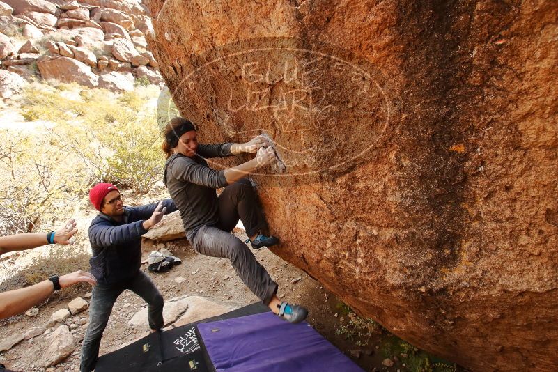 Bouldering in Hueco Tanks on 12/06/2019 with Blue Lizard Climbing and Yoga

Filename: SRM_20191206_1141540.jpg
Aperture: f/6.3
Shutter Speed: 1/250
Body: Canon EOS-1D Mark II
Lens: Canon EF 16-35mm f/2.8 L