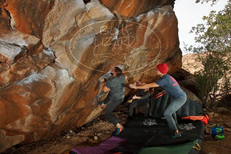 Bouldering in Hueco Tanks on 12/06/2019 with Blue Lizard Climbing and Yoga

Filename: SRM_20191206_1231570.jpg
Aperture: f/8.0
Shutter Speed: 1/250
Body: Canon EOS-1D Mark II
Lens: Canon EF 16-35mm f/2.8 L