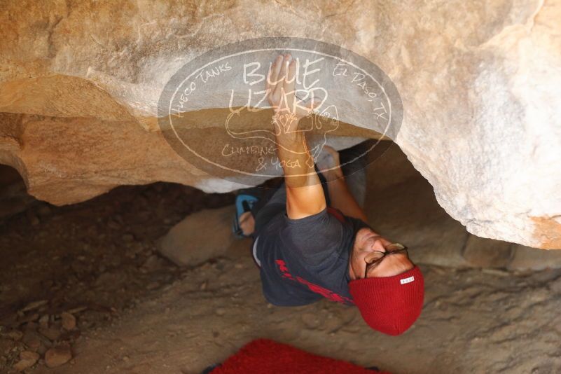 Bouldering in Hueco Tanks on 12/06/2019 with Blue Lizard Climbing and Yoga

Filename: SRM_20191206_1302401.jpg
Aperture: f/2.8
Shutter Speed: 1/250
Body: Canon EOS-1D Mark II
Lens: Canon EF 50mm f/1.8 II