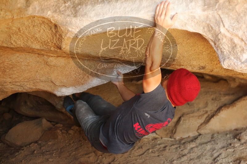 Bouldering in Hueco Tanks on 12/06/2019 with Blue Lizard Climbing and Yoga

Filename: SRM_20191206_1327001.jpg
Aperture: f/2.5
Shutter Speed: 1/250
Body: Canon EOS-1D Mark II
Lens: Canon EF 50mm f/1.8 II