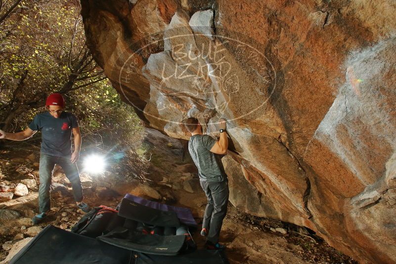 Bouldering in Hueco Tanks on 12/06/2019 with Blue Lizard Climbing and Yoga

Filename: SRM_20191206_1336550.jpg
Aperture: f/7.1
Shutter Speed: 1/250
Body: Canon EOS-1D Mark II
Lens: Canon EF 16-35mm f/2.8 L