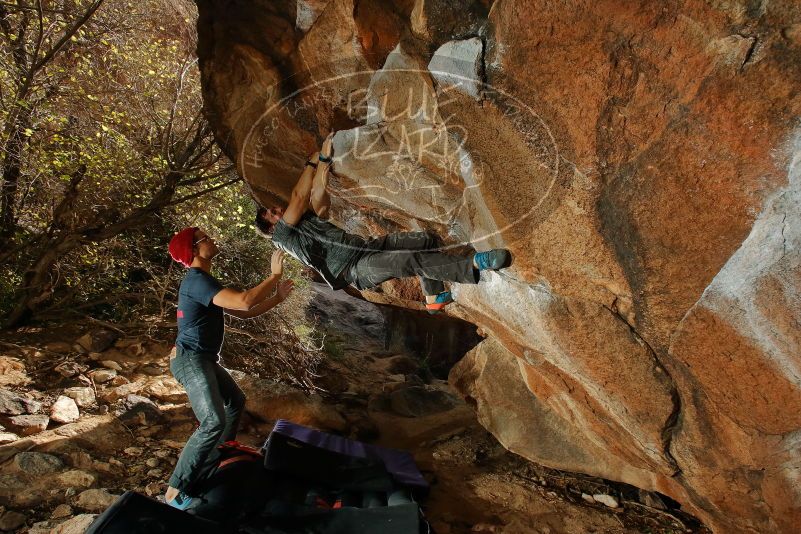 Bouldering in Hueco Tanks on 12/06/2019 with Blue Lizard Climbing and Yoga

Filename: SRM_20191206_1337110.jpg
Aperture: f/7.1
Shutter Speed: 1/250
Body: Canon EOS-1D Mark II
Lens: Canon EF 16-35mm f/2.8 L