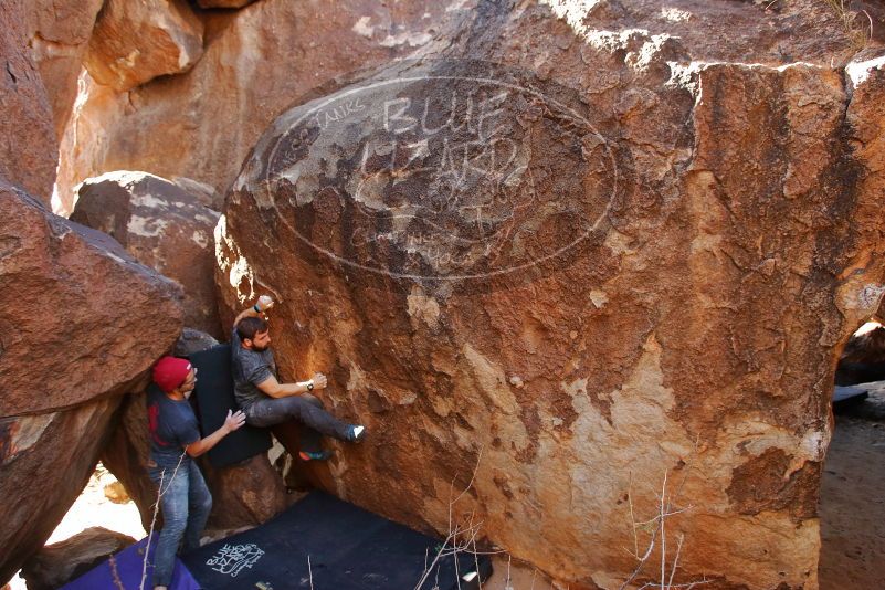 Bouldering in Hueco Tanks on 12/06/2019 with Blue Lizard Climbing and Yoga

Filename: SRM_20191206_1351290.jpg
Aperture: f/4.5
Shutter Speed: 1/250
Body: Canon EOS-1D Mark II
Lens: Canon EF 16-35mm f/2.8 L