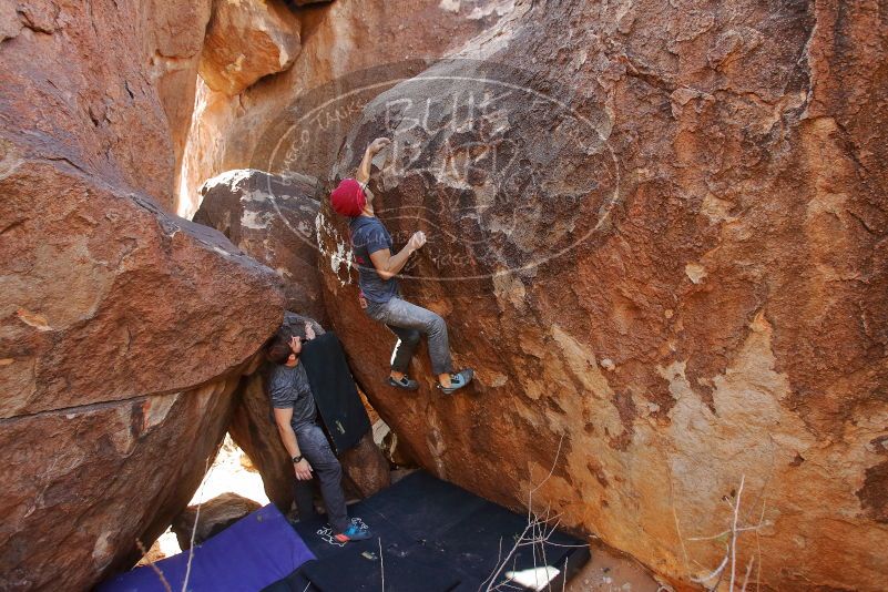 Bouldering in Hueco Tanks on 12/06/2019 with Blue Lizard Climbing and Yoga

Filename: SRM_20191206_1358160.jpg
Aperture: f/4.0
Shutter Speed: 1/250
Body: Canon EOS-1D Mark II
Lens: Canon EF 16-35mm f/2.8 L