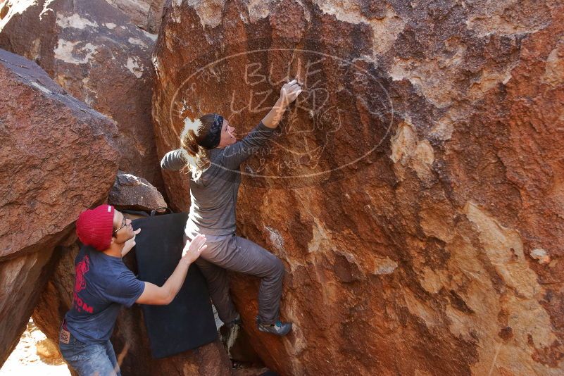 Bouldering in Hueco Tanks on 12/06/2019 with Blue Lizard Climbing and Yoga

Filename: SRM_20191206_1411271.jpg
Aperture: f/4.0
Shutter Speed: 1/250
Body: Canon EOS-1D Mark II
Lens: Canon EF 16-35mm f/2.8 L