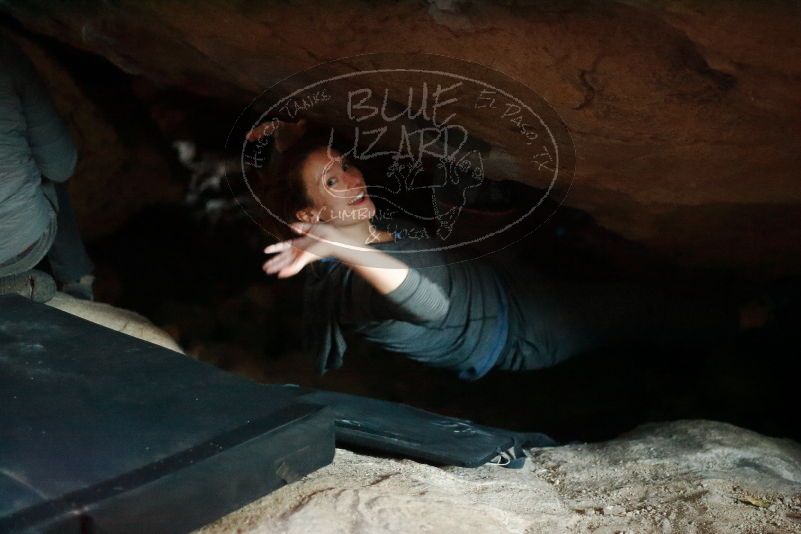 Bouldering in Hueco Tanks on 12/06/2019 with Blue Lizard Climbing and Yoga

Filename: SRM_20191206_1806201.jpg
Aperture: f/1.8
Shutter Speed: 1/30
Body: Canon EOS-1D Mark II
Lens: Canon EF 50mm f/1.8 II