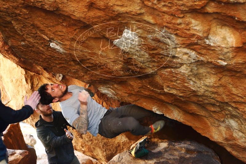 Bouldering in Hueco Tanks on 12/13/2019 with Blue Lizard Climbing and Yoga

Filename: SRM_20191213_1654360.jpg
Aperture: f/3.2
Shutter Speed: 1/250
Body: Canon EOS-1D Mark II
Lens: Canon EF 50mm f/1.8 II