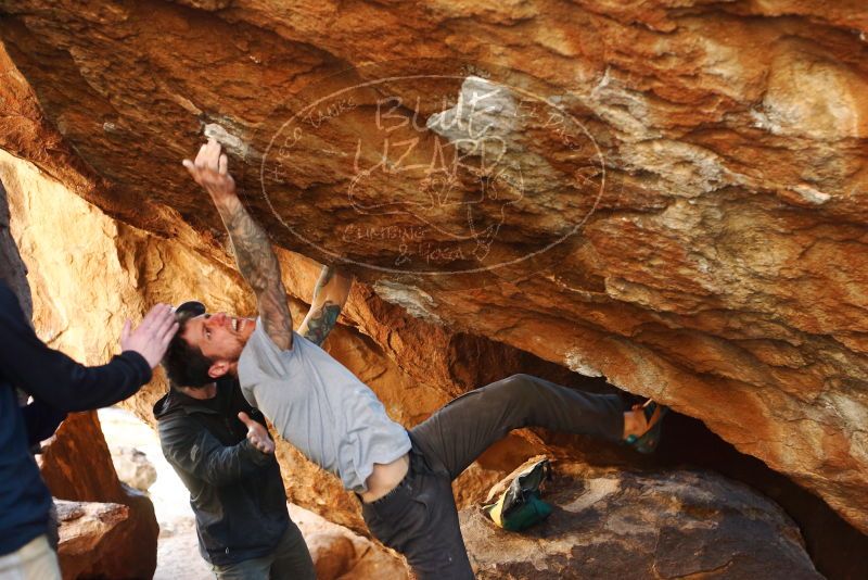 Bouldering in Hueco Tanks on 12/13/2019 with Blue Lizard Climbing and Yoga

Filename: SRM_20191213_1654370.jpg
Aperture: f/3.2
Shutter Speed: 1/250
Body: Canon EOS-1D Mark II
Lens: Canon EF 50mm f/1.8 II