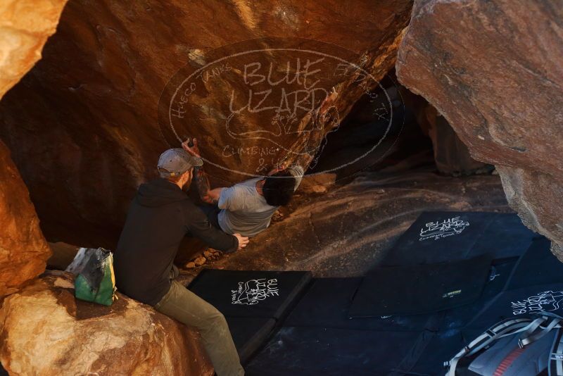 Bouldering in Hueco Tanks on 12/13/2019 with Blue Lizard Climbing and Yoga

Filename: SRM_20191213_1710080.jpg
Aperture: f/3.5
Shutter Speed: 1/250
Body: Canon EOS-1D Mark II
Lens: Canon EF 50mm f/1.8 II