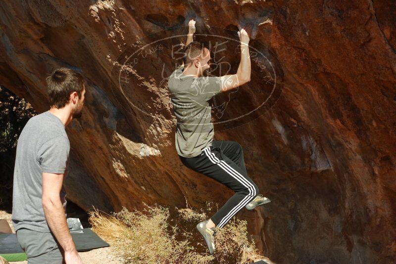 Bouldering in Hueco Tanks on 12/14/2019 with Blue Lizard Climbing and Yoga

Filename: SRM_20191214_1335250.jpg
Aperture: f/7.1
Shutter Speed: 1/250
Body: Canon EOS-1D Mark II
Lens: Canon EF 50mm f/1.8 II