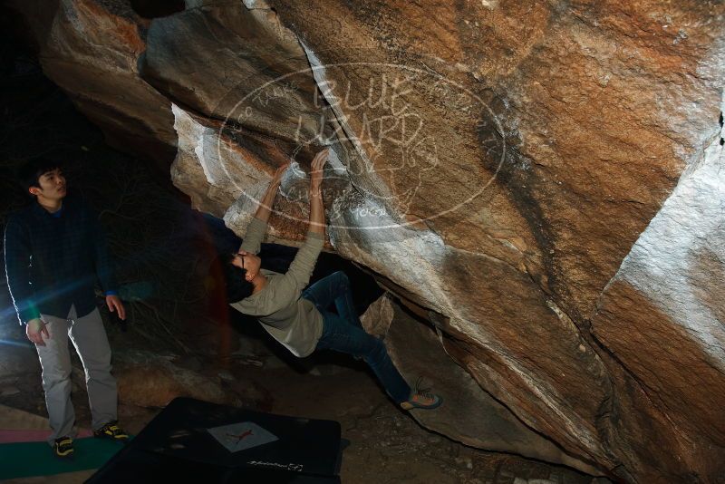 Bouldering in Hueco Tanks on 12/15/2019 with Blue Lizard Climbing and Yoga

Filename: SRM_20191215_1043420.jpg
Aperture: f/8.0
Shutter Speed: 1/250
Body: Canon EOS-1D Mark II
Lens: Canon EF 16-35mm f/2.8 L