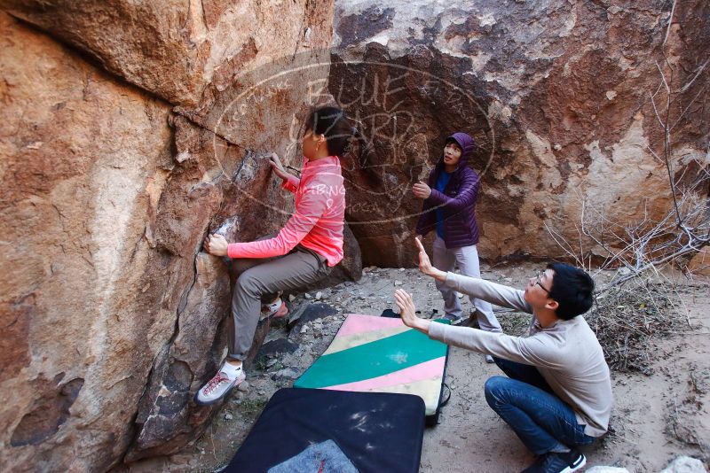 Bouldering in Hueco Tanks on 12/15/2019 with Blue Lizard Climbing and Yoga

Filename: SRM_20191215_1221260.jpg
Aperture: f/4.0
Shutter Speed: 1/200
Body: Canon EOS-1D Mark II
Lens: Canon EF 16-35mm f/2.8 L