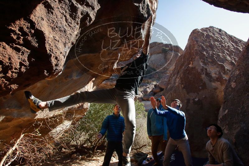 Bouldering in Hueco Tanks on 12/15/2019 with Blue Lizard Climbing and Yoga

Filename: SRM_20191215_1436090.jpg
Aperture: f/4.5
Shutter Speed: 1/400
Body: Canon EOS-1D Mark II
Lens: Canon EF 16-35mm f/2.8 L