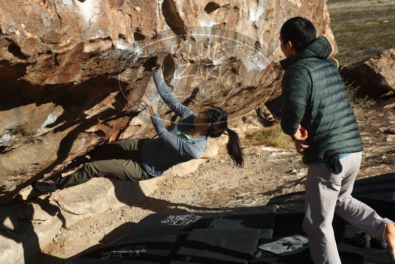 Bouldering in Hueco Tanks on 12/16/2019 with Blue Lizard Climbing and Yoga

Filename: SRM_20191216_1001250.jpg
Aperture: f/6.3
Shutter Speed: 1/250
Body: Canon EOS-1D Mark II
Lens: Canon EF 50mm f/1.8 II