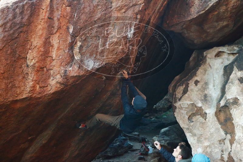 Bouldering in Hueco Tanks on 12/16/2019 with Blue Lizard Climbing and Yoga

Filename: SRM_20191216_1747440.jpg
Aperture: f/3.5
Shutter Speed: 1/250
Body: Canon EOS-1D Mark II
Lens: Canon EF 50mm f/1.8 II