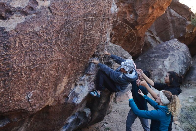 Bouldering in Hueco Tanks on 12/19/2019 with Blue Lizard Climbing and Yoga

Filename: SRM_20191219_1103280.jpg
Aperture: f/5.0
Shutter Speed: 1/250
Body: Canon EOS-1D Mark II
Lens: Canon EF 16-35mm f/2.8 L