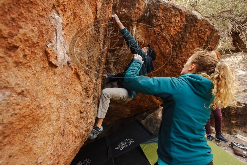 Bouldering in Hueco Tanks on 12/19/2019 with Blue Lizard Climbing and Yoga

Filename: SRM_20191219_1344380.jpg
Aperture: f/5.6
Shutter Speed: 1/250
Body: Canon EOS-1D Mark II
Lens: Canon EF 16-35mm f/2.8 L