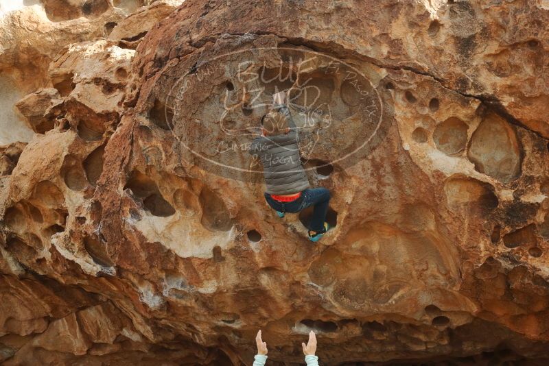 Bouldering in Hueco Tanks on 12/23/2019 with Blue Lizard Climbing and Yoga

Filename: SRM_20191223_1053160.jpg
Aperture: f/5.6
Shutter Speed: 1/500
Body: Canon EOS-1D Mark II
Lens: Canon EF 50mm f/1.8 II