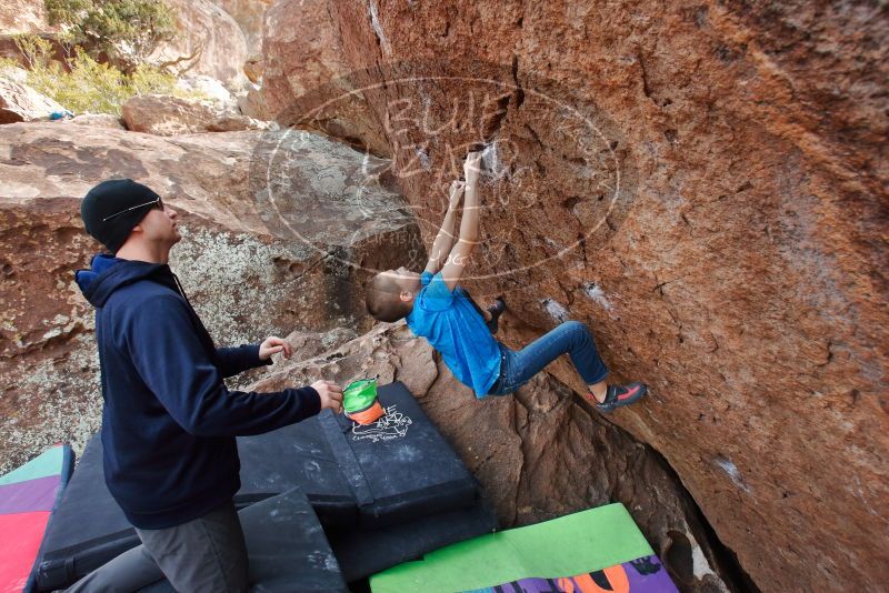 Bouldering in Hueco Tanks on 12/23/2019 with Blue Lizard Climbing and Yoga

Filename: SRM_20191223_1451160.jpg
Aperture: f/5.6
Shutter Speed: 1/250
Body: Canon EOS-1D Mark II
Lens: Canon EF 16-35mm f/2.8 L