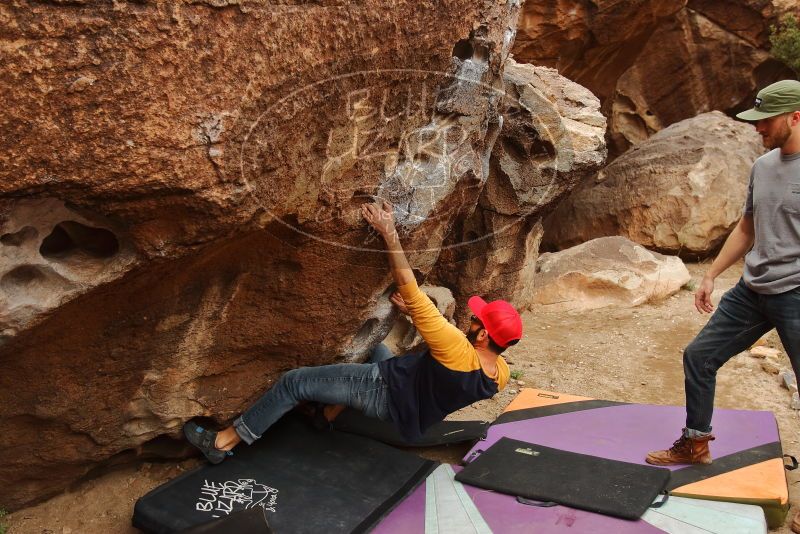 Bouldering in Hueco Tanks on 12/24/2019 with Blue Lizard Climbing and Yoga

Filename: SRM_20191224_1121081.jpg
Aperture: f/4.0
Shutter Speed: 1/320
Body: Canon EOS-1D Mark II
Lens: Canon EF 16-35mm f/2.8 L