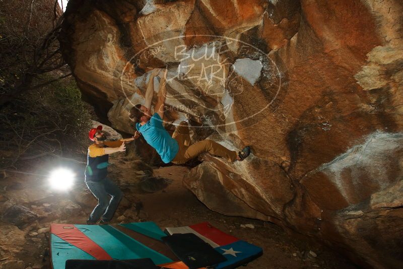 Bouldering in Hueco Tanks on 12/24/2019 with Blue Lizard Climbing and Yoga

Filename: SRM_20191224_1317510.jpg
Aperture: f/8.0
Shutter Speed: 1/250
Body: Canon EOS-1D Mark II
Lens: Canon EF 16-35mm f/2.8 L