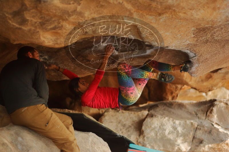 Bouldering in Hueco Tanks on 12/24/2019 with Blue Lizard Climbing and Yoga

Filename: SRM_20191224_1607220.jpg
Aperture: f/1.8
Shutter Speed: 1/200
Body: Canon EOS-1D Mark II
Lens: Canon EF 50mm f/1.8 II