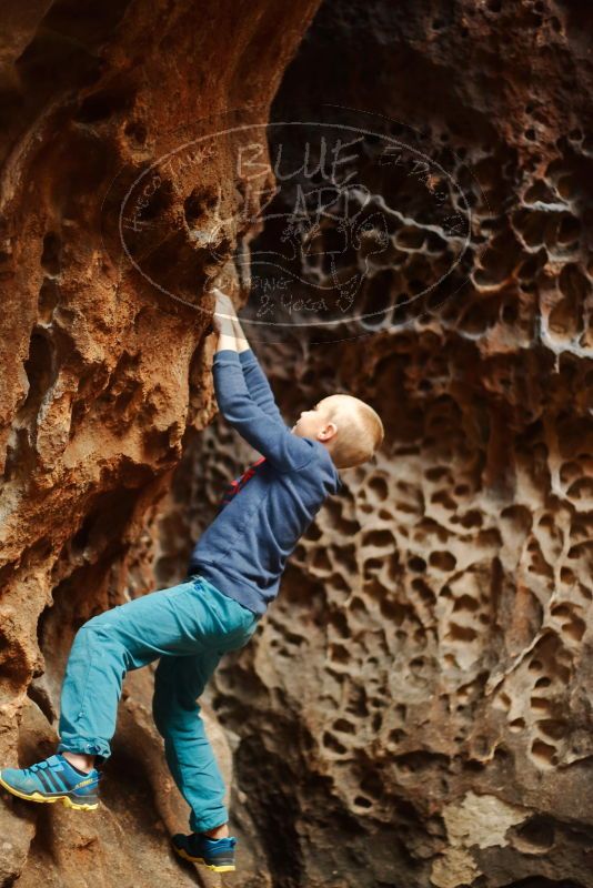 Bouldering in Hueco Tanks on 12/27/2019 with Blue Lizard Climbing and Yoga

Filename: SRM_20191227_1556480.jpg
Aperture: f/1.8
Shutter Speed: 1/125
Body: Canon EOS-1D Mark II
Lens: Canon EF 50mm f/1.8 II