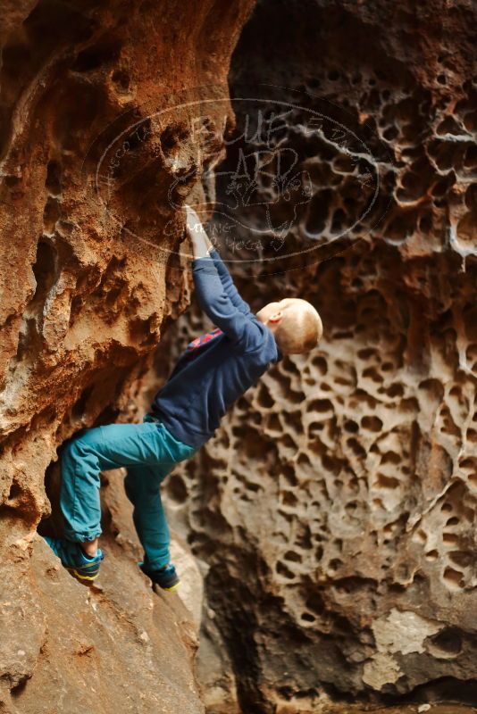 Bouldering in Hueco Tanks on 12/27/2019 with Blue Lizard Climbing and Yoga

Filename: SRM_20191227_1556530.jpg
Aperture: f/1.8
Shutter Speed: 1/125
Body: Canon EOS-1D Mark II
Lens: Canon EF 50mm f/1.8 II