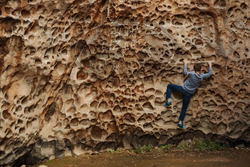 Bouldering in Hueco Tanks on 12/27/2019 with Blue Lizard Climbing and Yoga

Filename: SRM_20191227_1557030.jpg
Aperture: f/3.2
Shutter Speed: 1/160
Body: Canon EOS-1D Mark II
Lens: Canon EF 50mm f/1.8 II