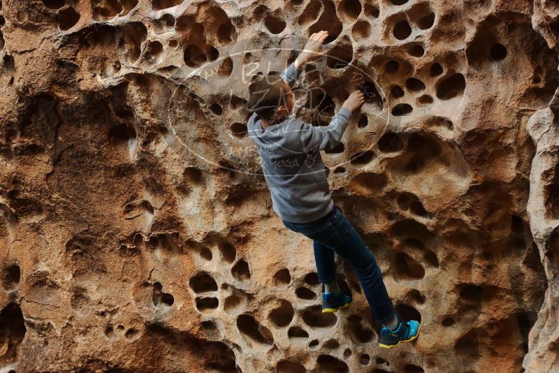 Bouldering in Hueco Tanks on 12/27/2019 with Blue Lizard Climbing and Yoga

Filename: SRM_20191227_1606340.jpg
Aperture: f/2.8
Shutter Speed: 1/200
Body: Canon EOS-1D Mark II
Lens: Canon EF 50mm f/1.8 II