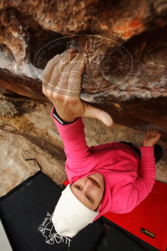 Bouldering in Hueco Tanks on 12/28/2019 with Blue Lizard Climbing and Yoga

Filename: SRM_20191228_1119550.jpg
Aperture: f/5.0
Shutter Speed: 1/400
Body: Canon EOS-1D Mark II
Lens: Canon EF 16-35mm f/2.8 L