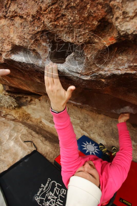 Bouldering in Hueco Tanks on 12/28/2019 with Blue Lizard Climbing and Yoga

Filename: SRM_20191228_1120120.jpg
Aperture: f/5.0
Shutter Speed: 1/400
Body: Canon EOS-1D Mark II
Lens: Canon EF 16-35mm f/2.8 L