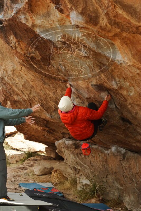 Bouldering in Hueco Tanks on 12/28/2019 with Blue Lizard Climbing and Yoga

Filename: SRM_20191228_1240150.jpg
Aperture: f/5.0
Shutter Speed: 1/500
Body: Canon EOS-1D Mark II
Lens: Canon EF 50mm f/1.8 II