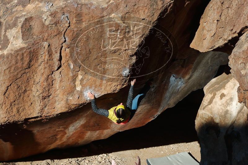 Bouldering in Hueco Tanks on 12/29/2019 with Blue Lizard Climbing and Yoga

Filename: SRM_20191229_1153560.jpg
Aperture: f/8.0
Shutter Speed: 1/250
Body: Canon EOS-1D Mark II
Lens: Canon EF 50mm f/1.8 II