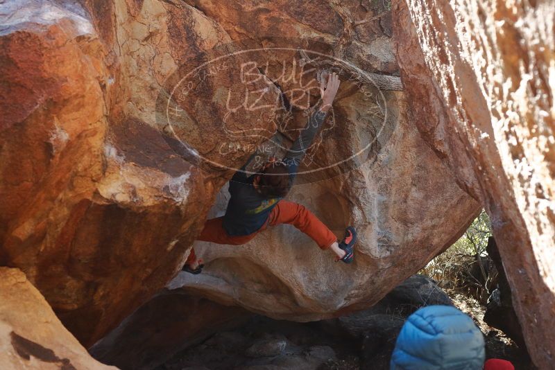 Bouldering in Hueco Tanks on 12/29/2019 with Blue Lizard Climbing and Yoga

Filename: SRM_20191229_1347540.jpg
Aperture: f/4.5
Shutter Speed: 1/320
Body: Canon EOS-1D Mark II
Lens: Canon EF 50mm f/1.8 II