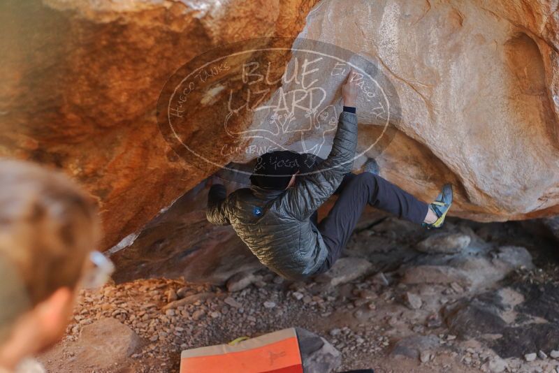 Bouldering in Hueco Tanks on 12/29/2019 with Blue Lizard Climbing and Yoga

Filename: SRM_20191229_1349380.jpg
Aperture: f/2.8
Shutter Speed: 1/320
Body: Canon EOS-1D Mark II
Lens: Canon EF 50mm f/1.8 II