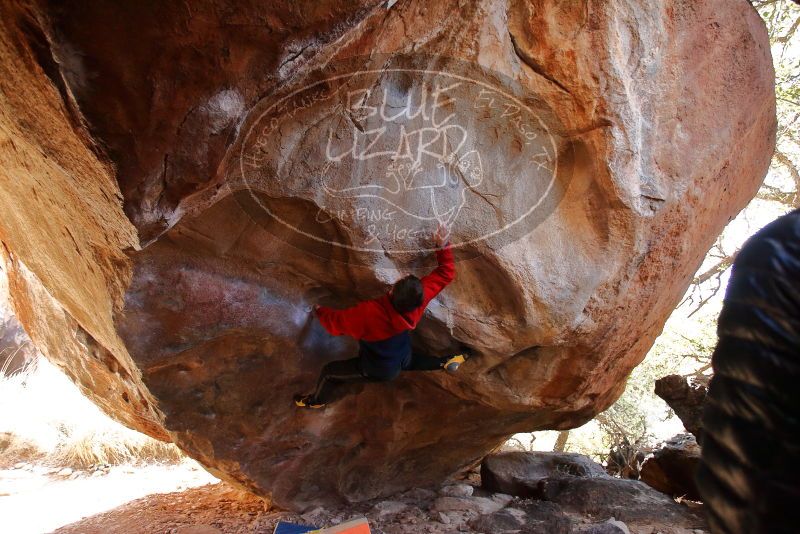 Bouldering in Hueco Tanks on 12/29/2019 with Blue Lizard Climbing and Yoga

Filename: SRM_20191229_1408350.jpg
Aperture: f/3.5
Shutter Speed: 1/320
Body: Canon EOS-1D Mark II
Lens: Canon EF 16-35mm f/2.8 L