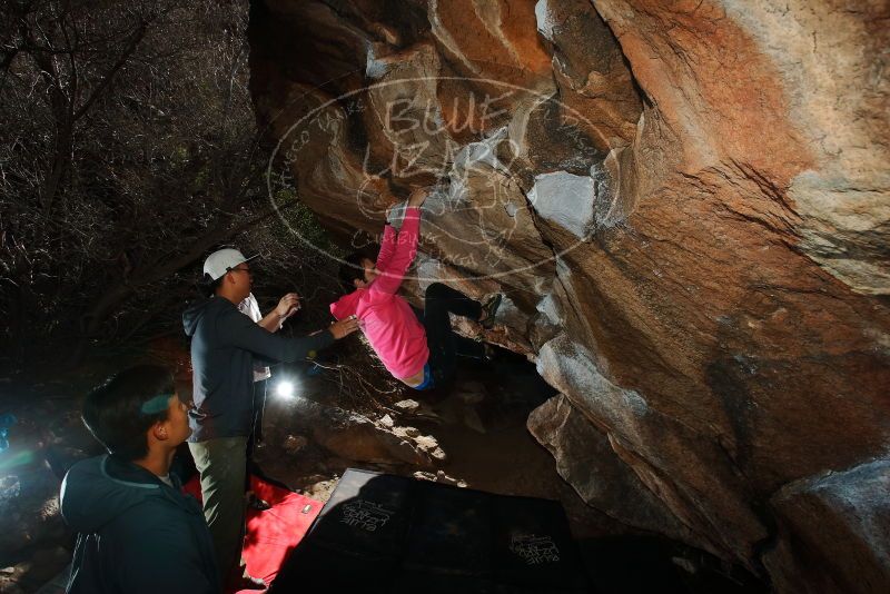 Bouldering in Hueco Tanks on 12/30/2019 with Blue Lizard Climbing and Yoga

Filename: SRM_20191230_1226350.jpg
Aperture: f/8.0
Shutter Speed: 1/250
Body: Canon EOS-1D Mark II
Lens: Canon EF 16-35mm f/2.8 L