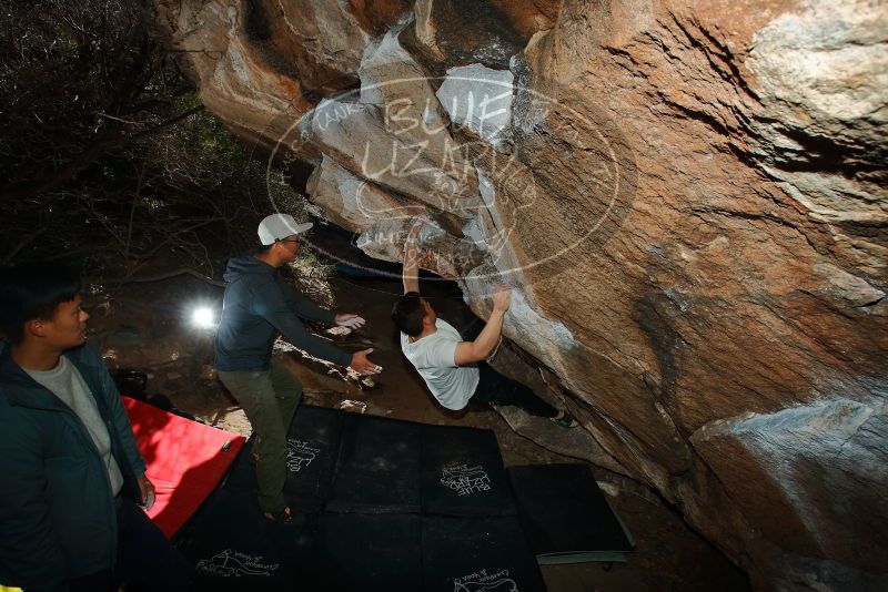 Bouldering in Hueco Tanks on 12/30/2019 with Blue Lizard Climbing and Yoga

Filename: SRM_20191230_1234050.jpg
Aperture: f/8.0
Shutter Speed: 1/250
Body: Canon EOS-1D Mark II
Lens: Canon EF 16-35mm f/2.8 L