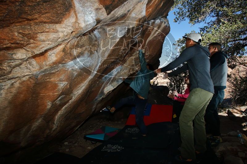 Bouldering in Hueco Tanks on 12/30/2019 with Blue Lizard Climbing and Yoga

Filename: SRM_20191230_1250400.jpg
Aperture: f/8.0
Shutter Speed: 1/250
Body: Canon EOS-1D Mark II
Lens: Canon EF 16-35mm f/2.8 L