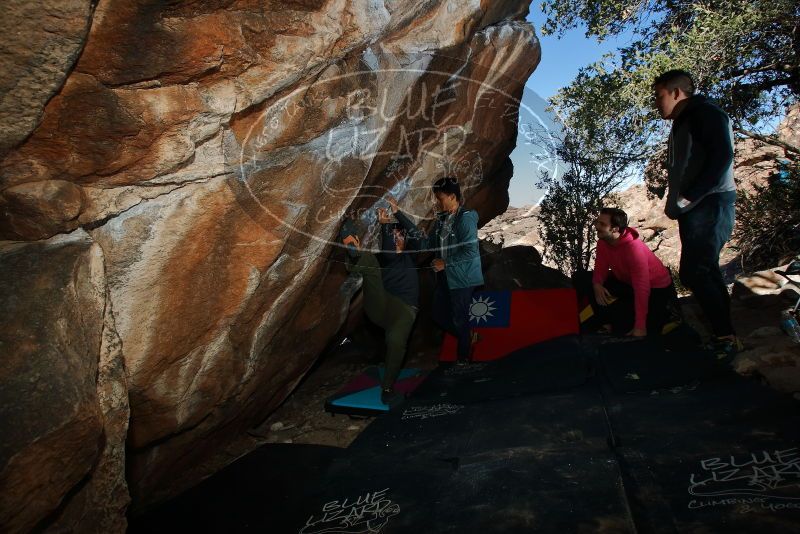 Bouldering in Hueco Tanks on 12/30/2019 with Blue Lizard Climbing and Yoga

Filename: SRM_20191230_1251280.jpg
Aperture: f/8.0
Shutter Speed: 1/250
Body: Canon EOS-1D Mark II
Lens: Canon EF 16-35mm f/2.8 L