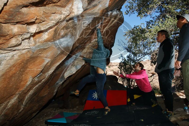 Bouldering in Hueco Tanks on 12/30/2019 with Blue Lizard Climbing and Yoga

Filename: SRM_20191230_1253300.jpg
Aperture: f/8.0
Shutter Speed: 1/250
Body: Canon EOS-1D Mark II
Lens: Canon EF 16-35mm f/2.8 L