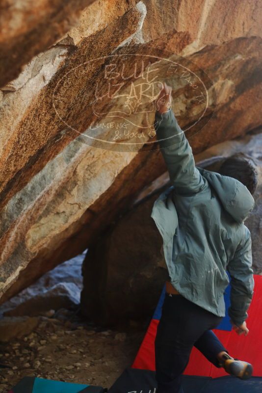 Bouldering in Hueco Tanks on 12/30/2019 with Blue Lizard Climbing and Yoga

Filename: SRM_20191230_1307111.jpg
Aperture: f/2.8
Shutter Speed: 1/400
Body: Canon EOS-1D Mark II
Lens: Canon EF 50mm f/1.8 II