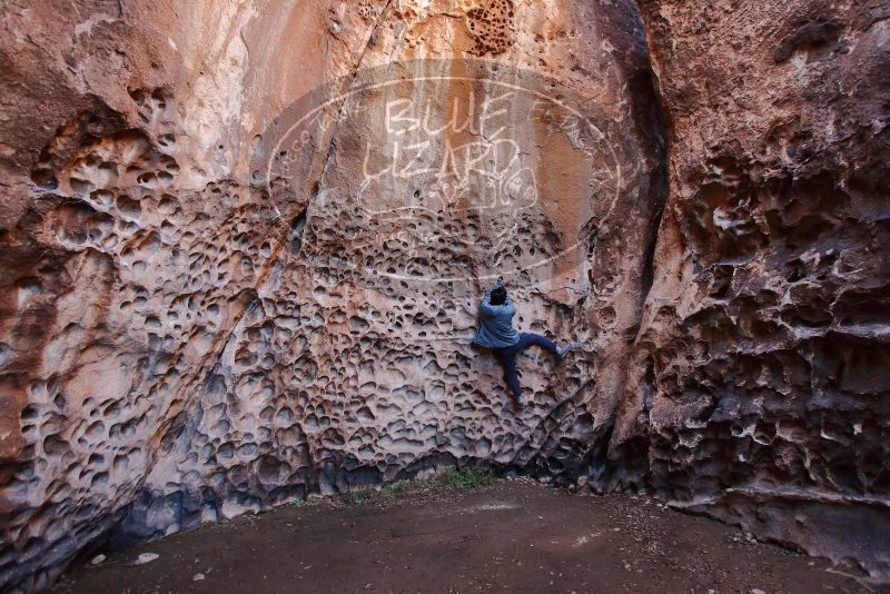 Bouldering in Hueco Tanks on 12/30/2019 with Blue Lizard Climbing and Yoga

Filename: SRM_20191230_1513100.jpg
Aperture: f/3.5
Shutter Speed: 1/100
Body: Canon EOS-1D Mark II
Lens: Canon EF 16-35mm f/2.8 L