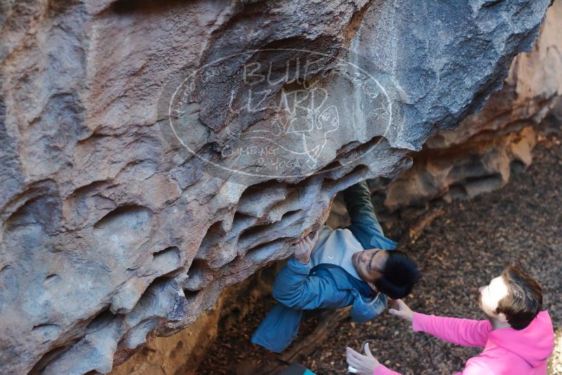 Bouldering in Hueco Tanks on 12/30/2019 with Blue Lizard Climbing and Yoga

Filename: SRM_20191230_1630081.jpg
Aperture: f/3.5
Shutter Speed: 1/250
Body: Canon EOS-1D Mark II
Lens: Canon EF 50mm f/1.8 II