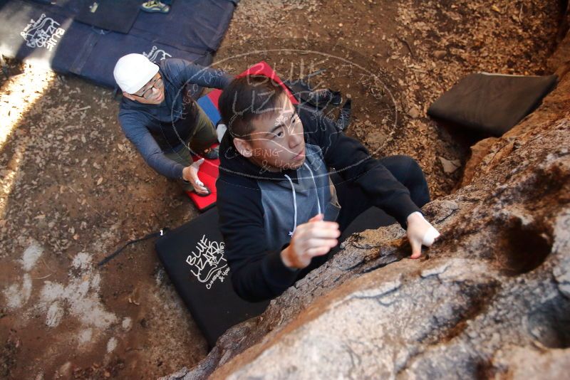 Bouldering in Hueco Tanks on 12/30/2019 with Blue Lizard Climbing and Yoga

Filename: SRM_20191230_1634060.jpg
Aperture: f/2.8
Shutter Speed: 1/200
Body: Canon EOS-1D Mark II
Lens: Canon EF 16-35mm f/2.8 L