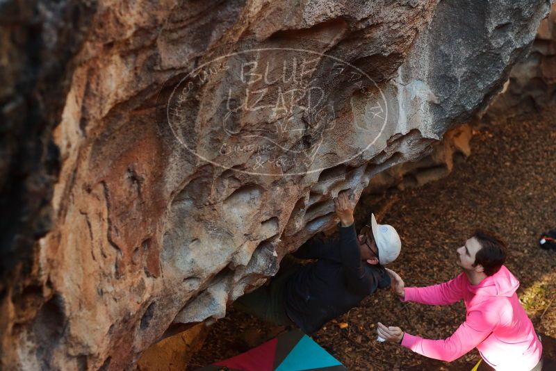 Bouldering in Hueco Tanks on 12/30/2019 with Blue Lizard Climbing and Yoga

Filename: SRM_20191230_1638060.jpg
Aperture: f/3.5
Shutter Speed: 1/250
Body: Canon EOS-1D Mark II
Lens: Canon EF 50mm f/1.8 II