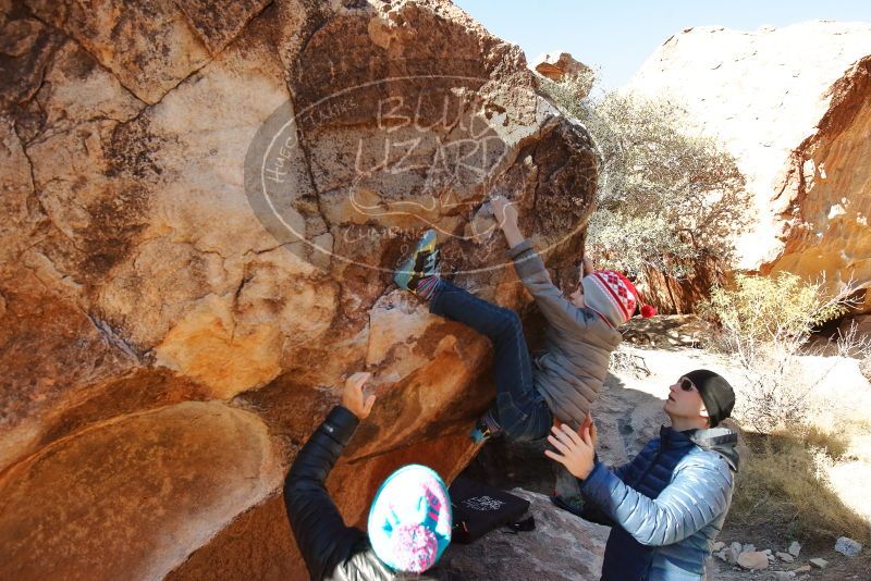 Bouldering in Hueco Tanks on 12/31/2019 with Blue Lizard Climbing and Yoga

Filename: SRM_20191231_1110350.jpg
Aperture: f/5.6
Shutter Speed: 1/320
Body: Canon EOS-1D Mark II
Lens: Canon EF 16-35mm f/2.8 L