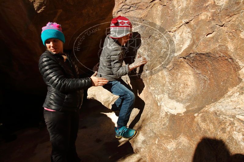 Bouldering in Hueco Tanks on 12/31/2019 with Blue Lizard Climbing and Yoga

Filename: SRM_20191231_1212070.jpg
Aperture: f/8.0
Shutter Speed: 1/500
Body: Canon EOS-1D Mark II
Lens: Canon EF 16-35mm f/2.8 L